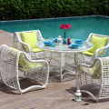 Cozy outdoor patio furniture Eco-friendly rattan garden dining set